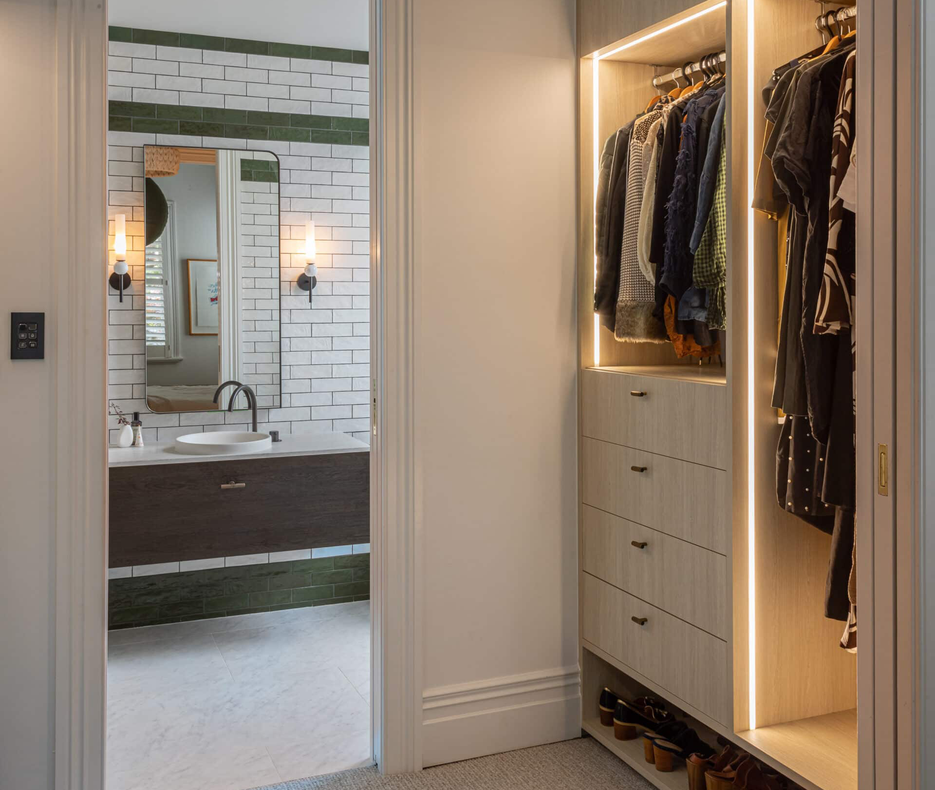 get a custom luxury wardrobe made to your specifications with Greenmount builders and joiners